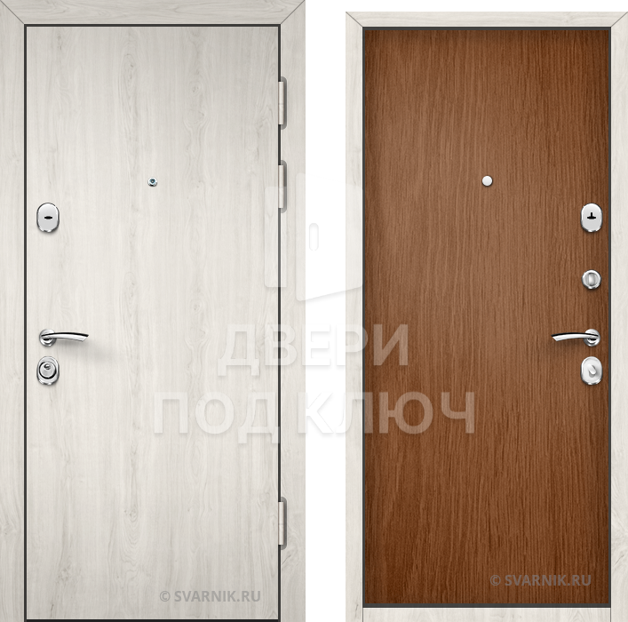 Входная утепленная дверь для офиса ДПК-9952