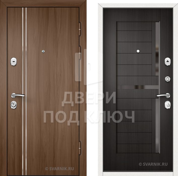 Входная утепленная дверь в офис ДПК-10018