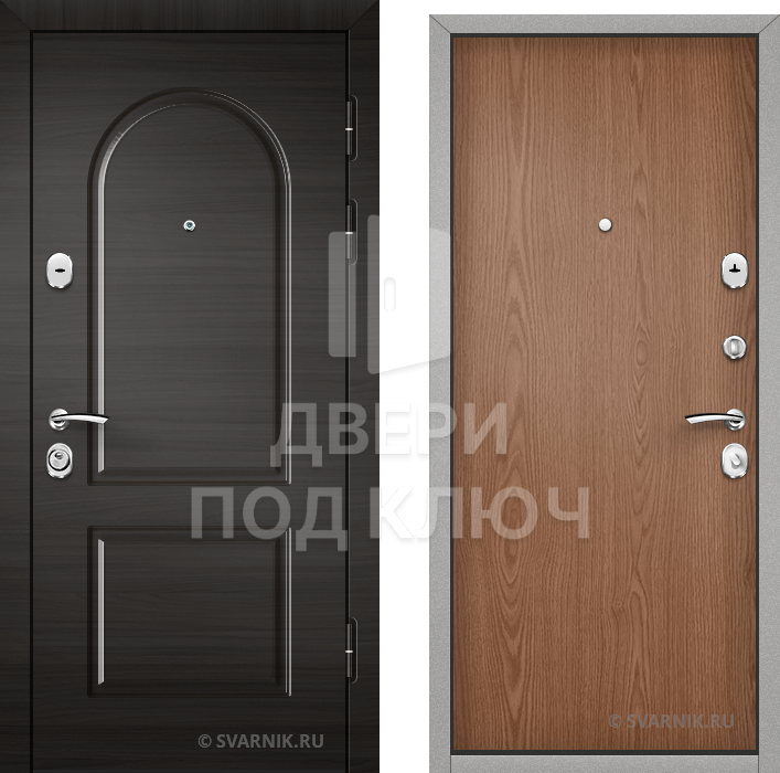 Утепленная входная дверь в дом ДПК-9744