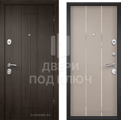 Входная дверь левого открывания для дома ДПК-3265
