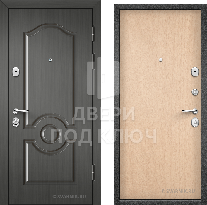 Готовая входная дверь в офис ДПК-2983