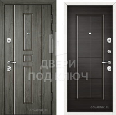 Входная утепленная дверь в офис ДПК-9946